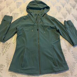 lululemon athletica Teal Hooded Utility Jacket